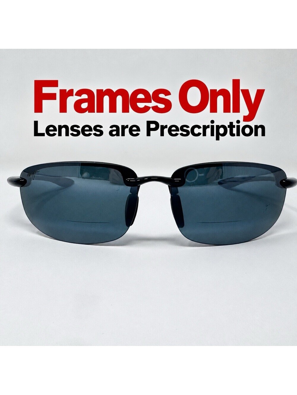 Maui Jim Ho’okipa G-807-02 Black Sunglass Frames Only 64-17-130 Japan
